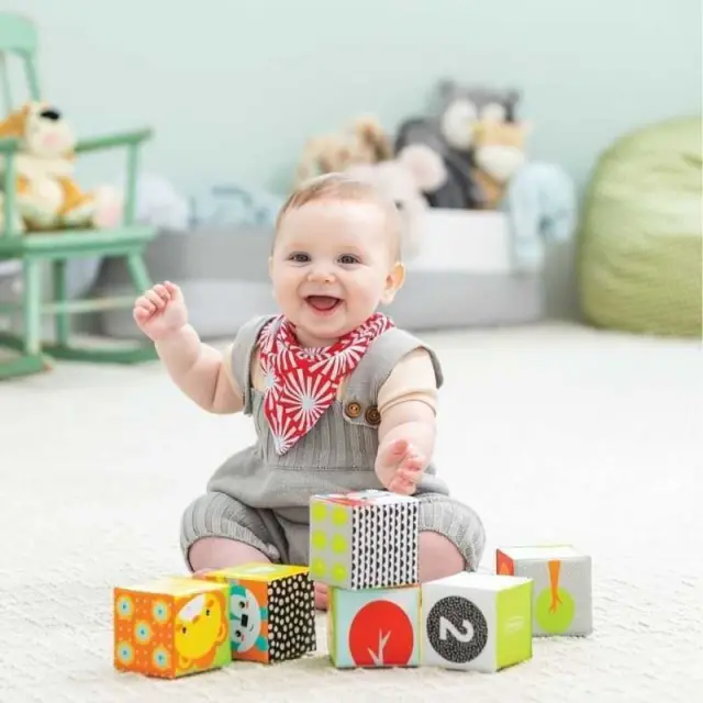 INFANTINO COLORS & NUMBERS BATH BLOCKS 2