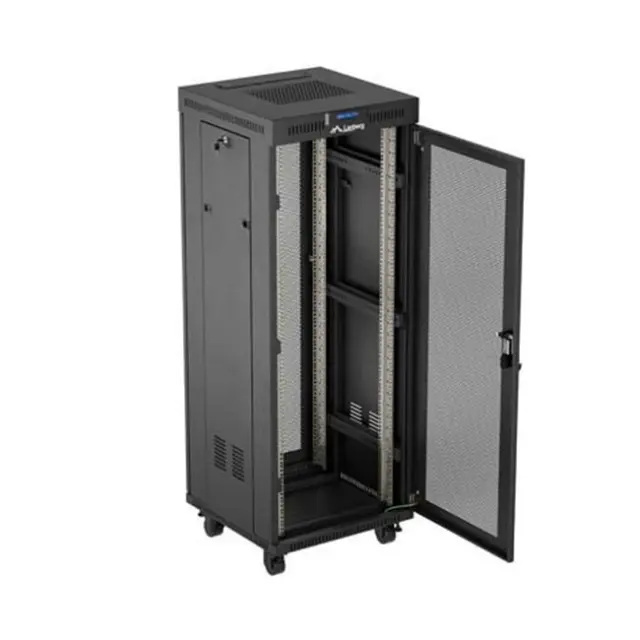 Lanberg Καμπίνα Rack 19" 32U 600X600 Black LCD (FF01-6632-23BL)
