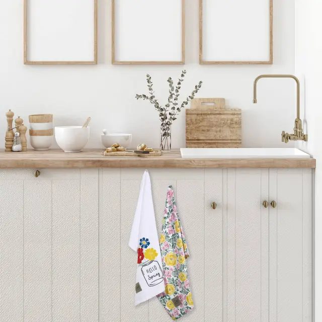 Πετσέτες Κουζίνας Σετ 2 Τεμ 40Χ65 Cotton Das Home 0639 Πολύχρωμο 3