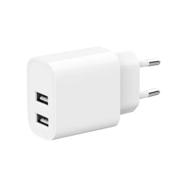 Gembird Φορτιστής 2xUSB-A 5V 2.4A White (TA-UC-2A12-01)