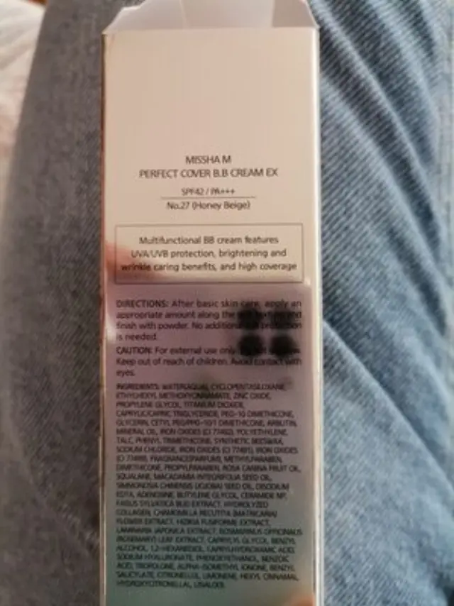 Missha M Perfect Cover BB 27 Honey Beige Ενυδατική Κρέμα Προσώπου Ημέρας με SPF42 με Υαλουρονικό Οξύ & Ceramides 50ml 2