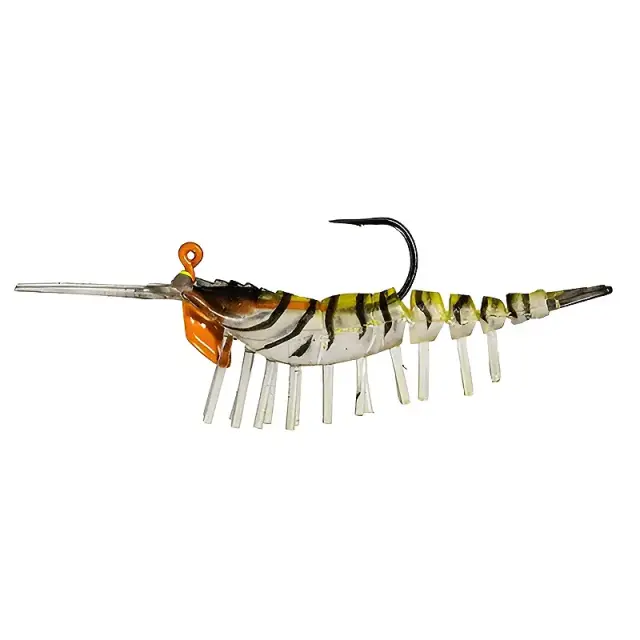 Ryuji AYU Shrimp – Σιλικονούχα Γαρίδα 7,5cm με Jighead 7.2γρ #10