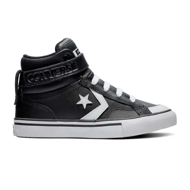 Converse Kids Pro Blaze Strap Leather Μαύρο - Άσπρο A01074C (Converse)