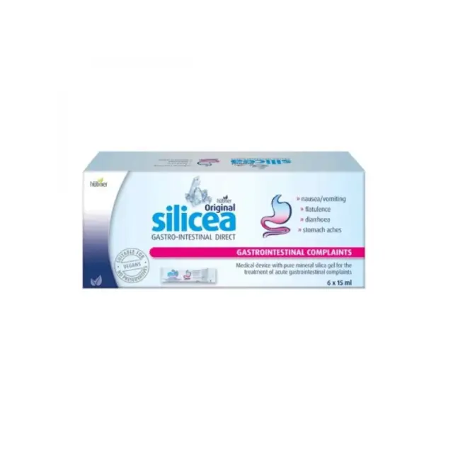 Silicea | Gastro-Intestinal Gel| Πόσιμη Γέλη για την Αντιμετώπιση των Οξέων & Χρόνιων Γαστρεντερικών Παθήσεων | 6 Χ 15ml