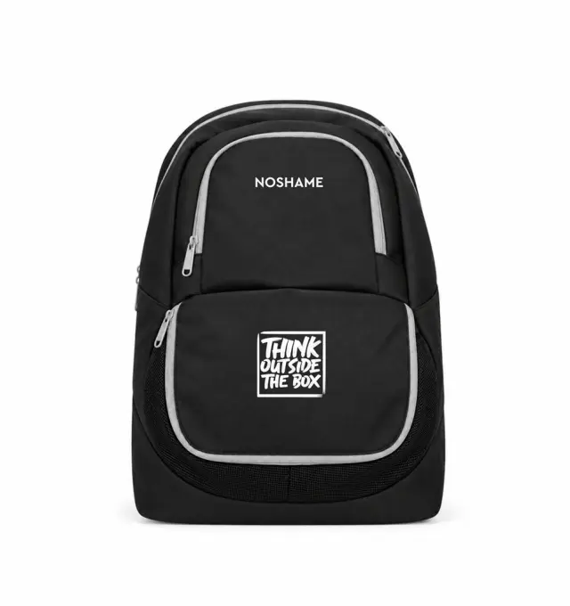 Backpack Noshame® Μαύρο - 982653 - OS