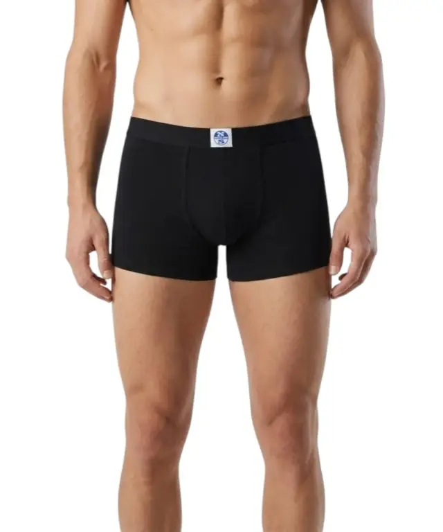 North Sails - Ανδρικά Εσώρουχα 2Pack NS01UTR01-BLACK Μαύρο - S