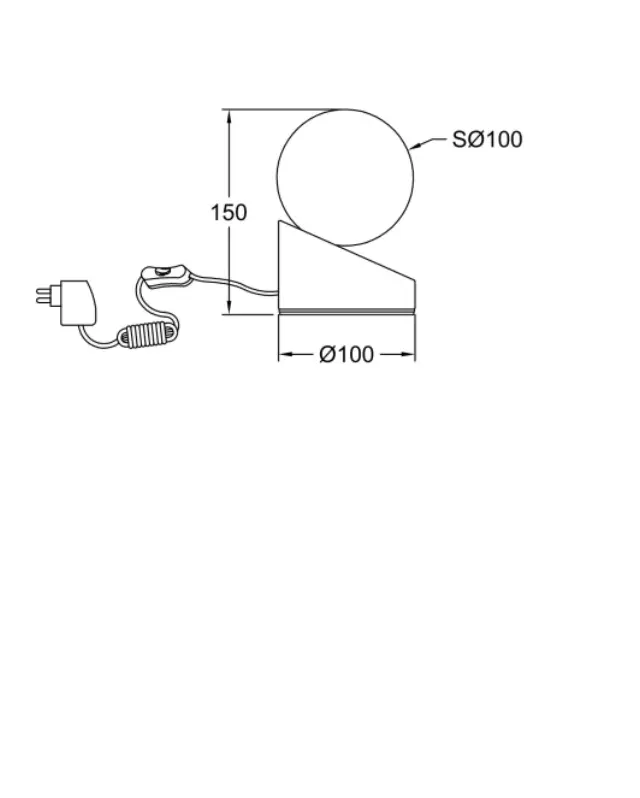 Gravity 3360 επιτραπέζιο φωτιστικό Nickel 3