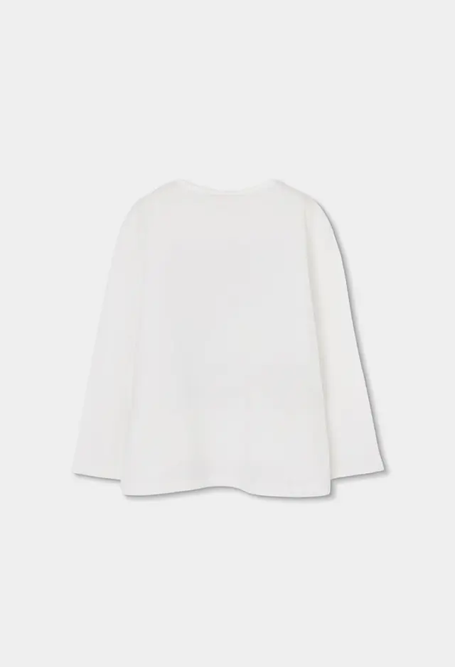 Boboli Knit t-shirt μακρυμάνικο για κορίτσι 313029-8148 2