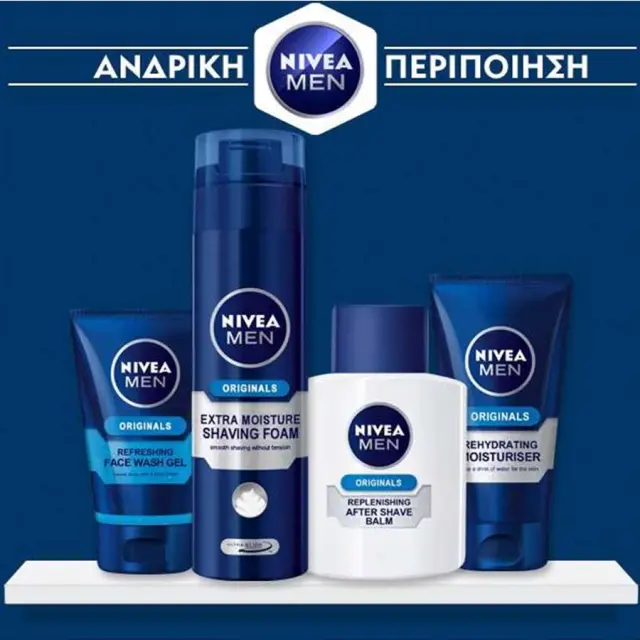 Nivea Men Αφρός Ξυρίσματος Protect + Care 250ml 2