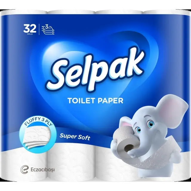 Selpak Χαρτί Υγείας Super Soft 32 Ρολά 3 φύλλα