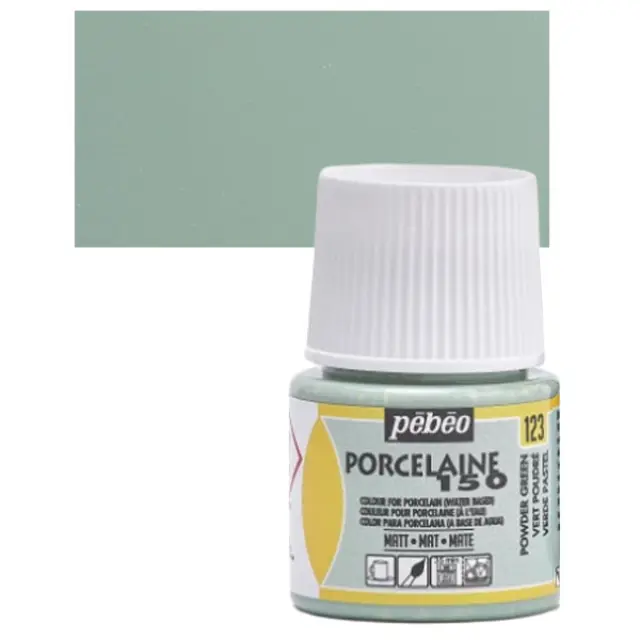 Pebeo Porcelaine 150 Σμάλτο - 123 Powder Green (O) - 45ml
