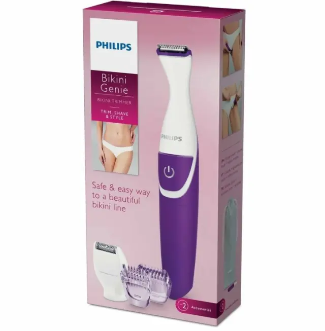 PHILIPS Κουρευτική Μηχανή Μπικίνι BRT383/15 Λευκό 31.001.0043 2