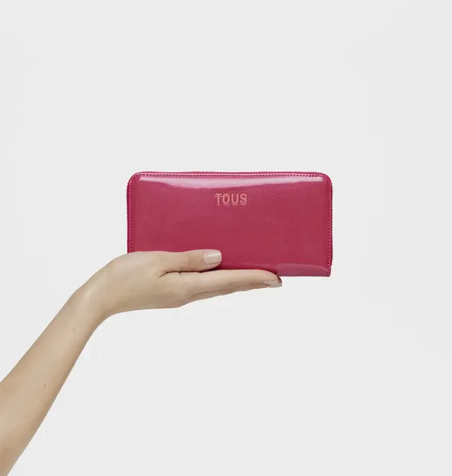 Πορτοφόλι TOUS Billetera New Drop 2002103625 Φουξ 3