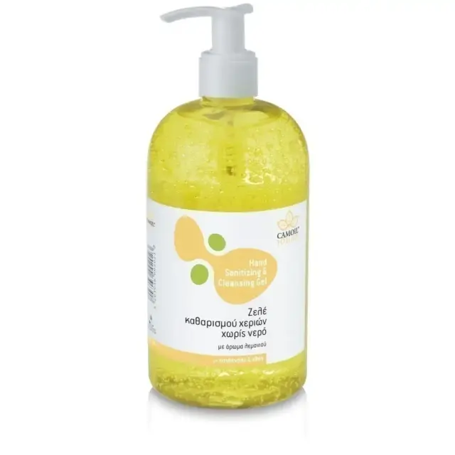 Zarbis Camoil Τζελ Καθαρισμού Χεριών με Άρωμα Λεμόνι 500ml