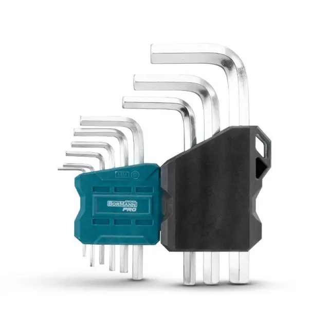 Bormann Pro BHT7246 - Σετ 9τεμάχια ALLEN εξάγωνο, κοντό (047346)