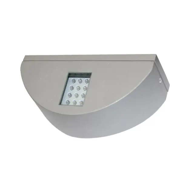 LED ΦΩΤ.ΜΟΝΟ ΗΜΙΚΥΚΛΙΟ ΕΠΙΤΟΙΧO ΑΛΟΥΜΙΝΙΟΥ 1.6W ΜΠΛΕ ΓΚΡΙ