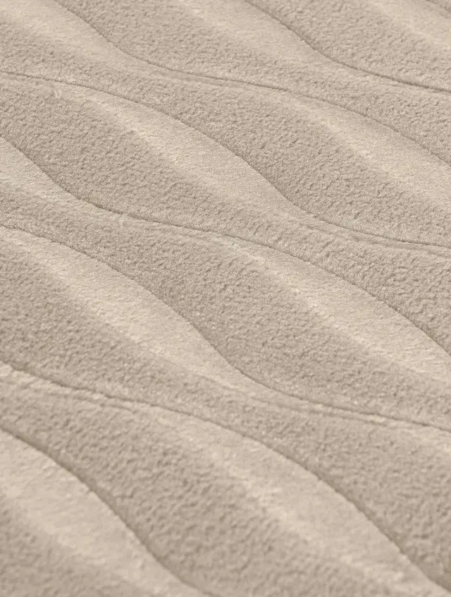 Κουβέρτα SNUGGLE BEIGE MADI μονή: 160 x 220 εκ. 2