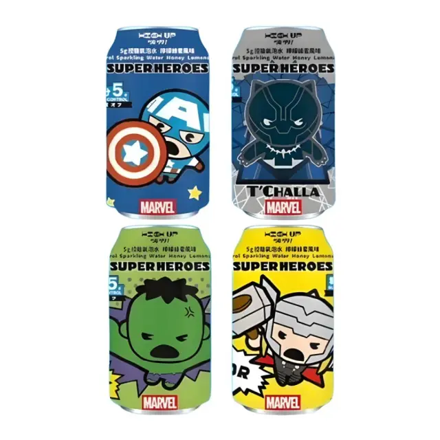 High Up Marvel Less Sug Honey Lem Spark Wat 330ml 2
