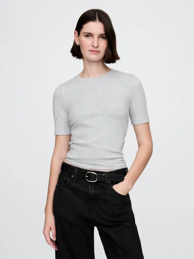 Γκρι Modern Crewneck Μπλούζα Light heather grey