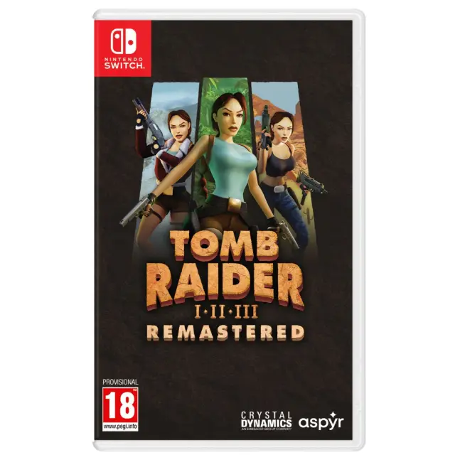 Tomb Raider I-III Remastered Starring Lara Croft NSW NEW