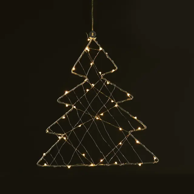 2D ΚΡΕΜΑΣΤΟ ΜΕ ΜΕΤΑΛΛΙΚΑ ΜΟΤΙΒΑ ΔΕΝΤΡΟ 40 ΜINI LED ΣΕ ΣΕΙΡΑ ΘΕΡΜΟ ΜΕ ΚΑΛΩΔΙΟ ΧΑΛΚΟΥ & ΑΝΤΑΠΤΡΟΡΑ 3V DC / X064014250