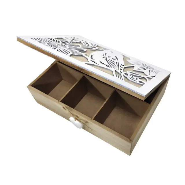 Ξύλινο αποθηκευτικό κουτί M145B-6 - Wooden storage box 697221 2