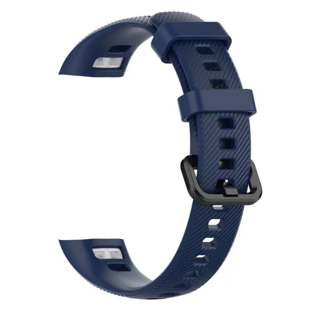 Λουράκι Σιλικόνης για Huawei Honor Band 4/ 5 (95.6mm +124.8mm) Μπλε Σκούρο OEM 2