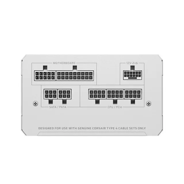 Corsair PSU RM850e 2025 RMe Series 850W Fully-Modular 80+ Gold White (CP-9020293-EU) 2
