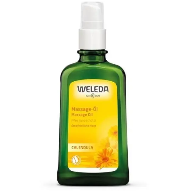 WELEDA Λάδι Μασάζ με Καλέντουλα - με Εκχύλισμα Καλέντουλας για Ευαίσθητο Δέρμα 100ml