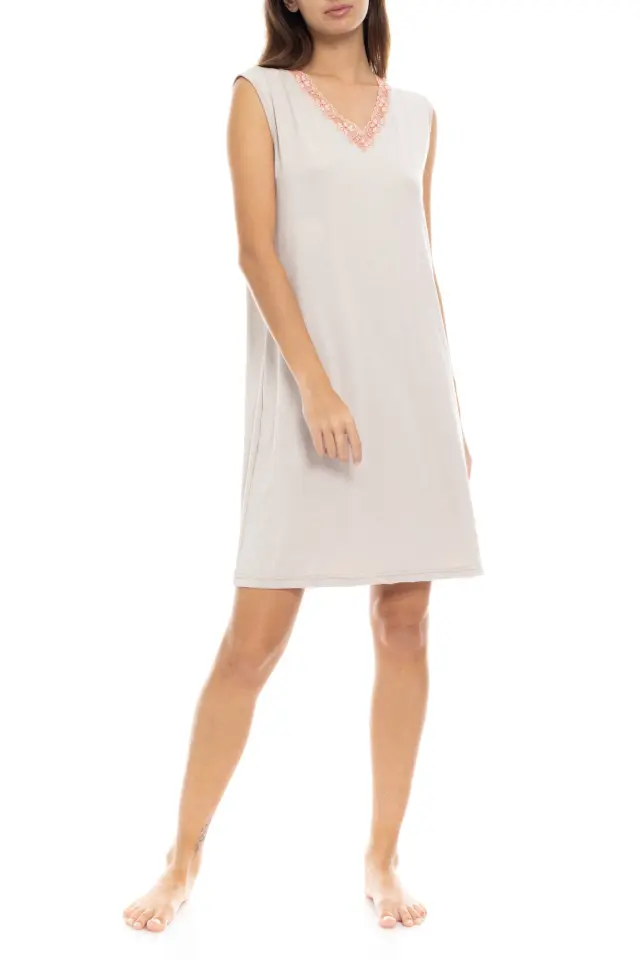 S1433 - Skin - NIGHTGOWN BAMBOO LACE 3