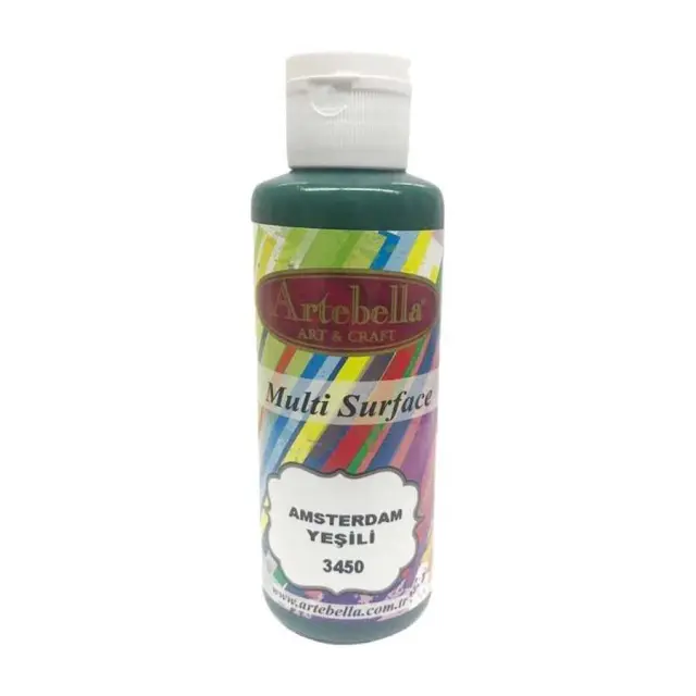 Artebella Ακρυλικό Χρώμα Multi Surface - 3450 Amsterdam Green - 130ml