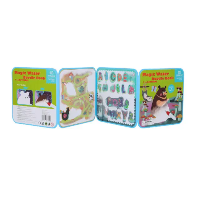 Tooky Toy Βιβλίο Ζωγραφικής Magic Water Coloring LT155 3
