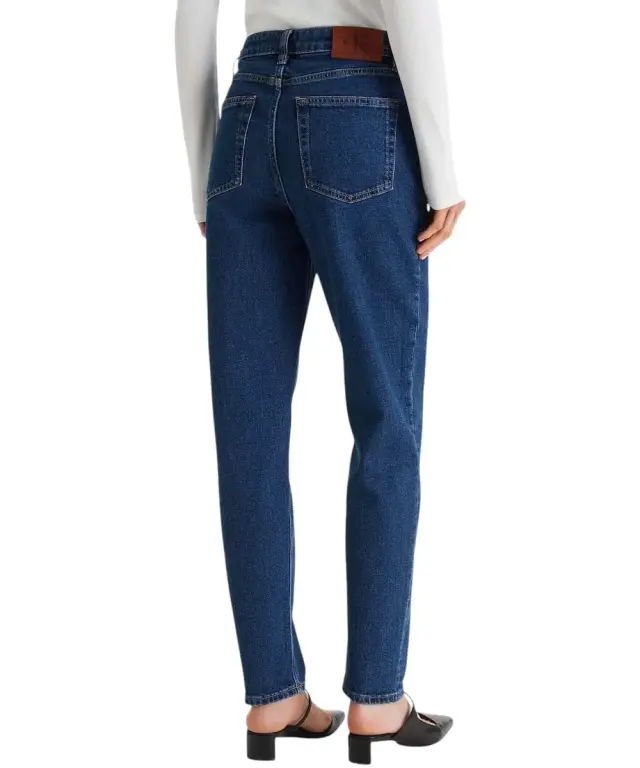 Calvin Klein - Γυναικείο Παντελόνι Jean Ck Mom Fit LV047F492G-E5D Μπλε 2