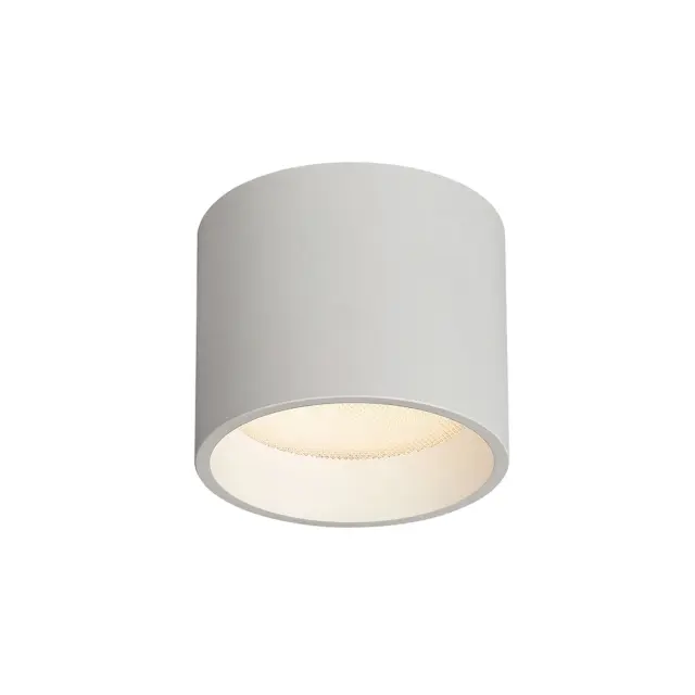 Mos 02169/CE/W/C/85 Φωτιστικό Led οροφής αδιάβροχο 6W 4000K 80° IP44 ø8.5x7cm λευκό Άσπρο