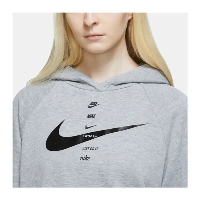 Nike Sportswear Swoosh Hoodie (CU5676-063) - Γκρί 3