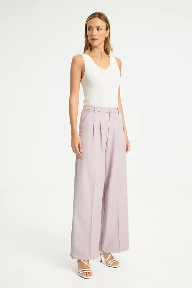 Παντελόνι με Διπλές Πιέτες LALLA TROUSERS - XS