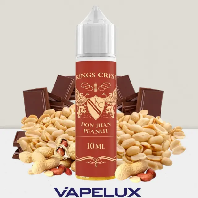 Kings Crest Flavor Shots Don Juan Peanut 10ml to 60ml