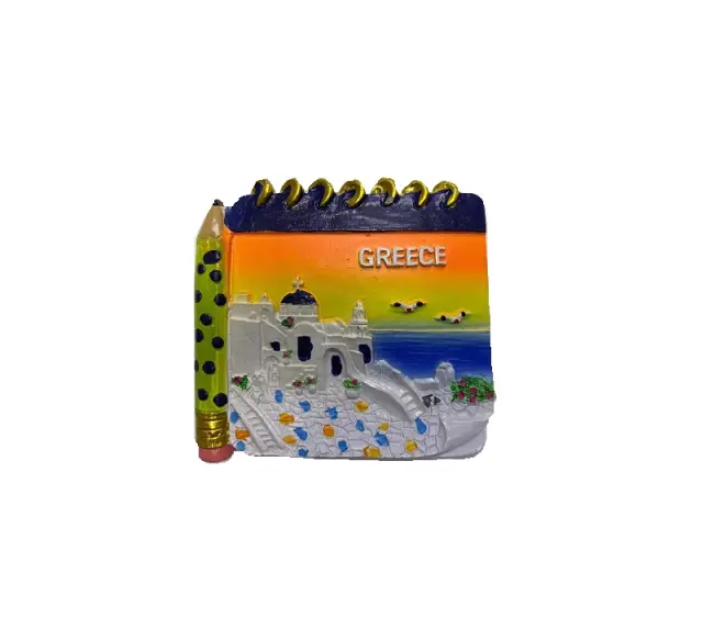 Tουριστικό μαγνητάκι Souvenir - Σετ 12pcs - Resin Magnet - Greece - 678035