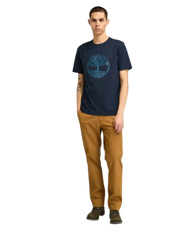 Timberland - Ανδρικό T-shirt Mε Λογότυπο Timberland River Tree TB0A2C6S-Z02 Μπλε - L 3
