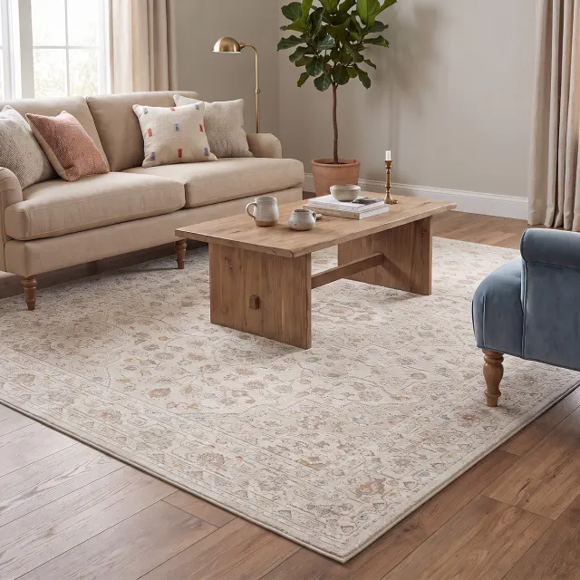 Beauty Home Χαλί Mirage Art 9843 Κρεμ,Μπεζ 133x190 2