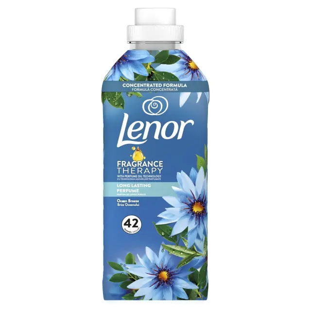 Lenor Mαλακτικό Fresh Ocean Escape 42 Mεζούρες 882ml