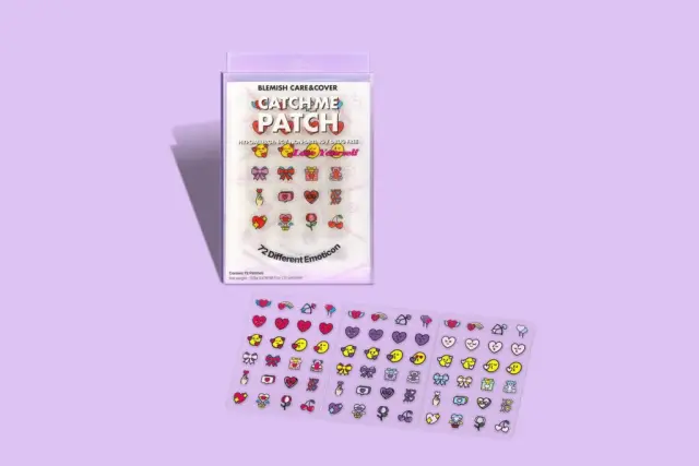 Catch Me Patch Love Yourself Emoticon Design 72pcs - Επιθέματα Υδρογέλης για Κάλυψη Σημαδιών