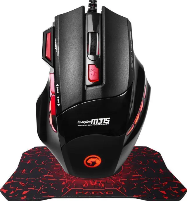 Scorpion M315 + G1 Gaming Ποντίκι Μαύρο