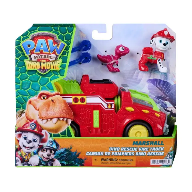 Paw Patrol - Movie 3 Dino Theme Vehicle Marshall (6075757) - Toys