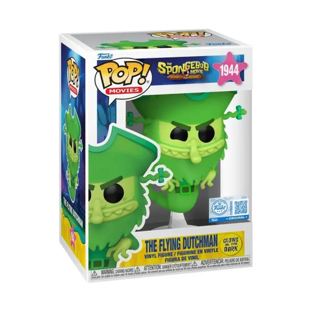 Funko Pop! Movies: The SpongeBob Movie: Search for SquarePants The Flying Dutchman (GITD) (SE) #1944 2