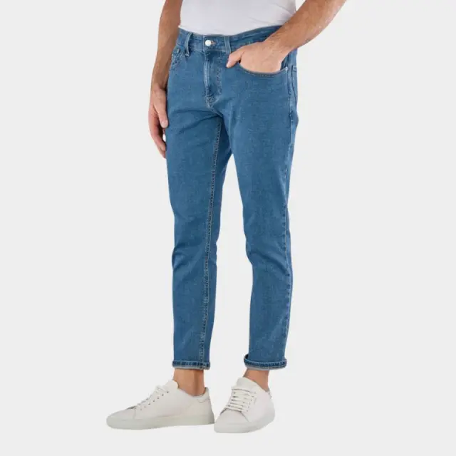 Tommy Hilfiger - Ανδρικό Jean Austin Slim Fit DM0DM21134-1A5 Μπλε - W31 L32 2