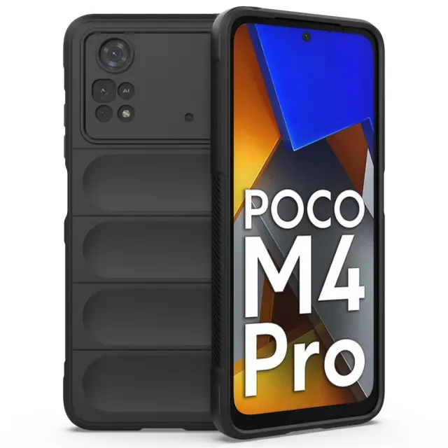 Rugged Θήκη για Poco M4 Pro 4G-Black OEM