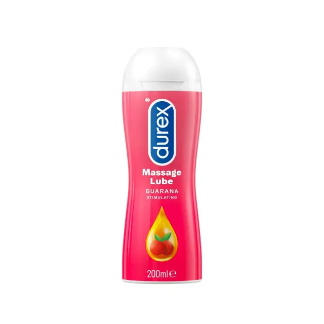 Durex Play Massage 2 σε 1 Guarana Διεγερτικό Gel για Μασάζ ή Χρήση ως Λιπαντικό με Guarana, 200ml
