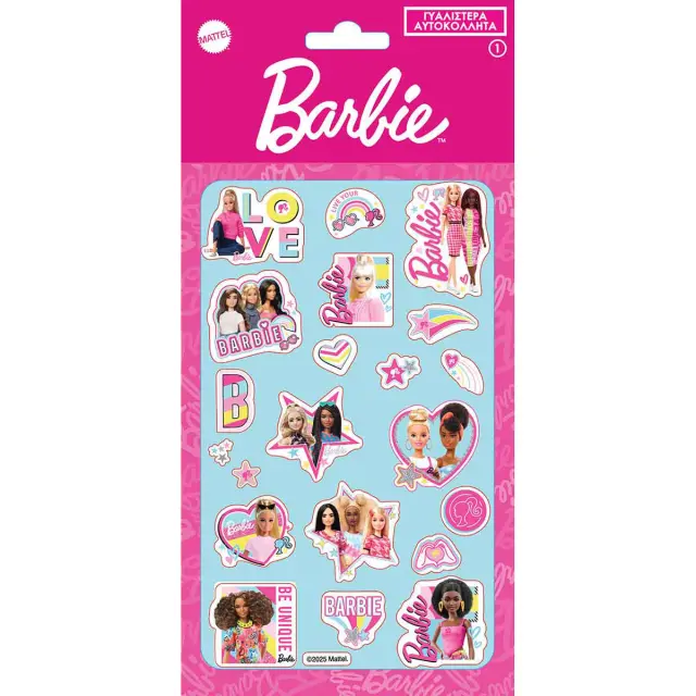 Αυτοκόλλητα Γυαλιστερά - Barbie