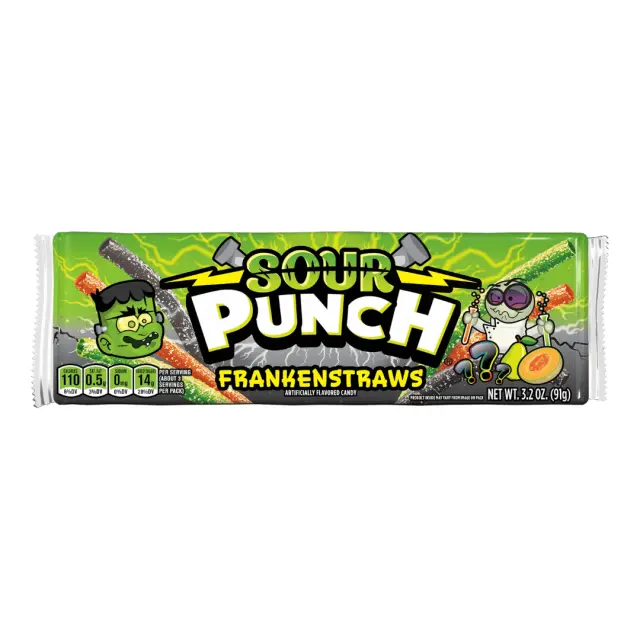 Sour Punch FrankenStraws 91gr